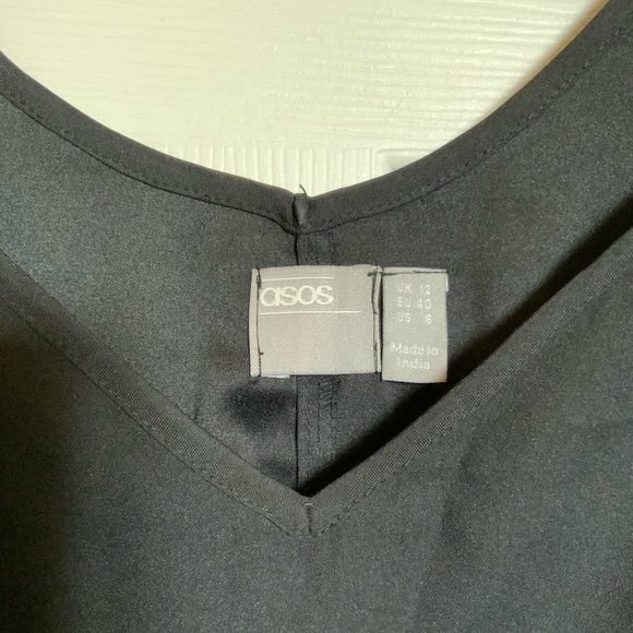 ASOS black slip dress - Picture 4 of 4